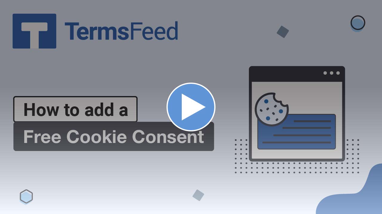 Video thumbnail: How to add a Free Cookie Consent